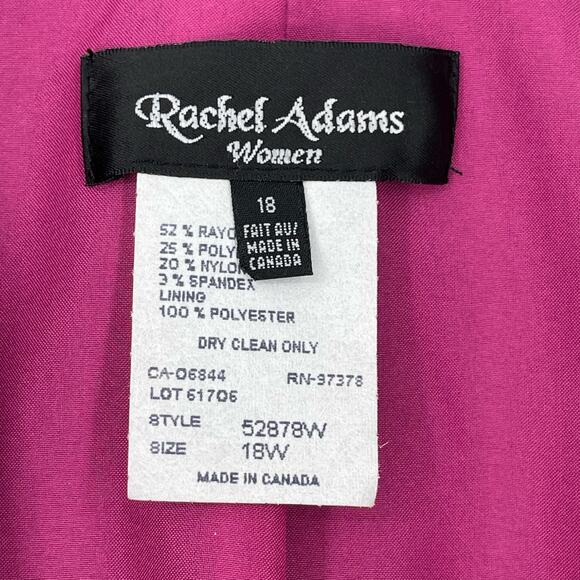 Dark Academia Striped Blazer Size 18 Floral Embroidery - Picture 14 of 16